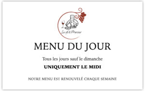 Menu du jour Le Pt'it Mercier